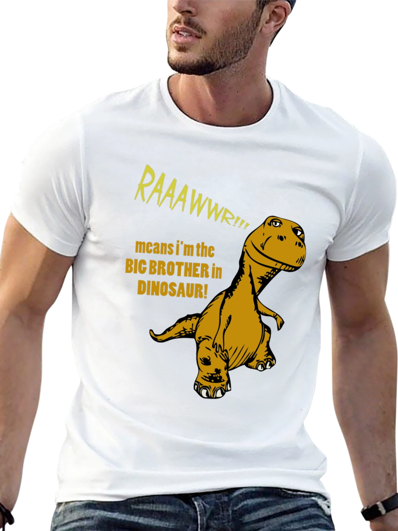 Big Brother Dinosaur T-Shirt - RAAAWWR!
