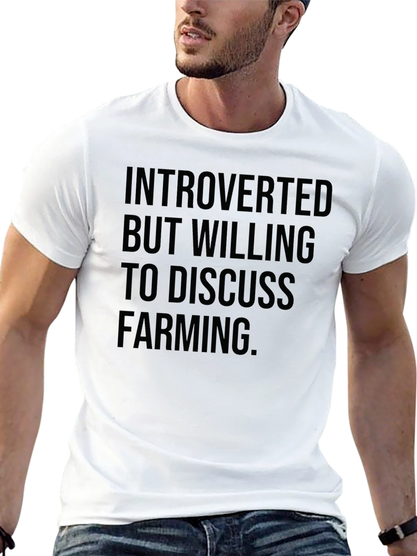 Introverted Farming T-Shirt - Soft Cotton Tee