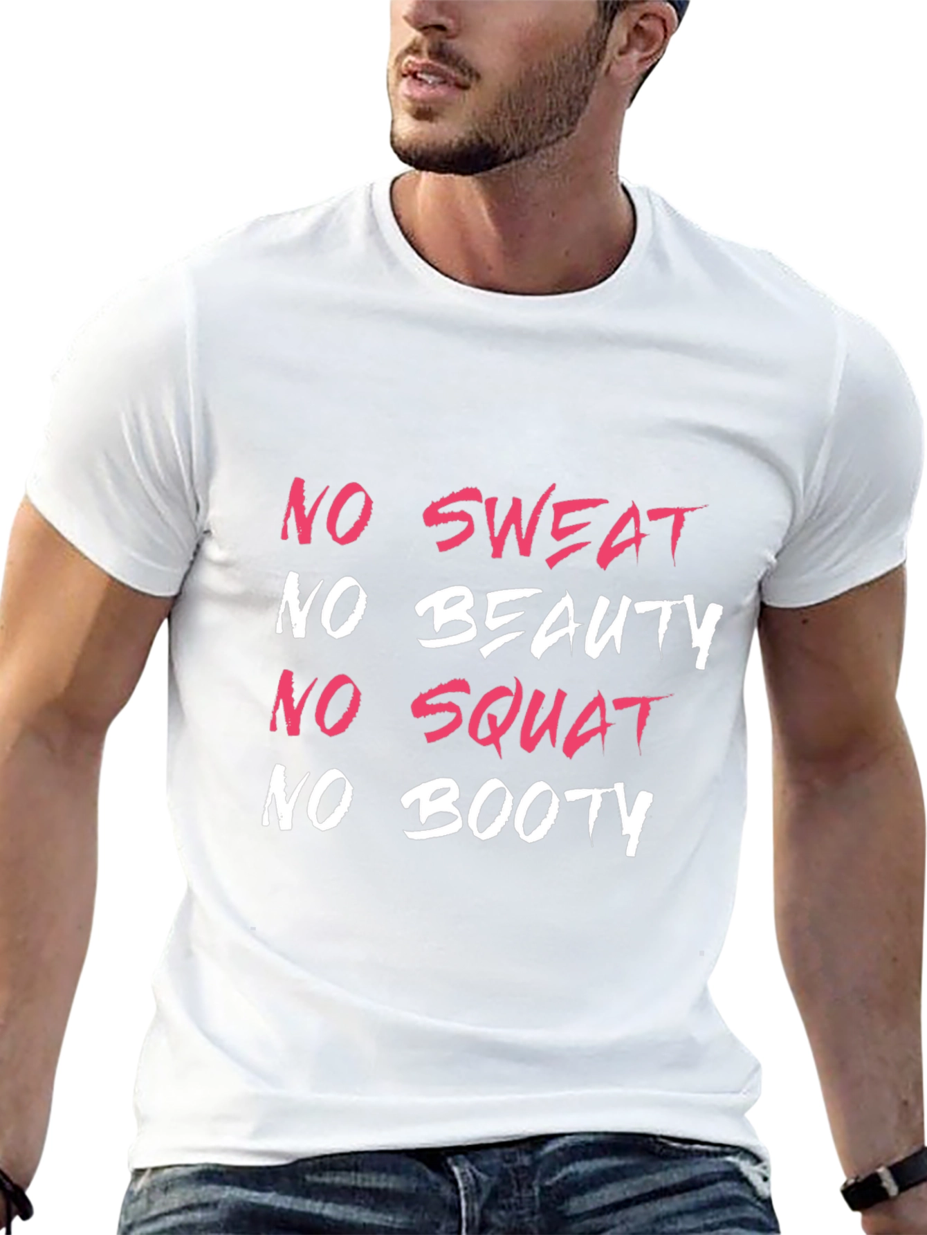 No Sweat No Beauty Gym Workout T-Shirt