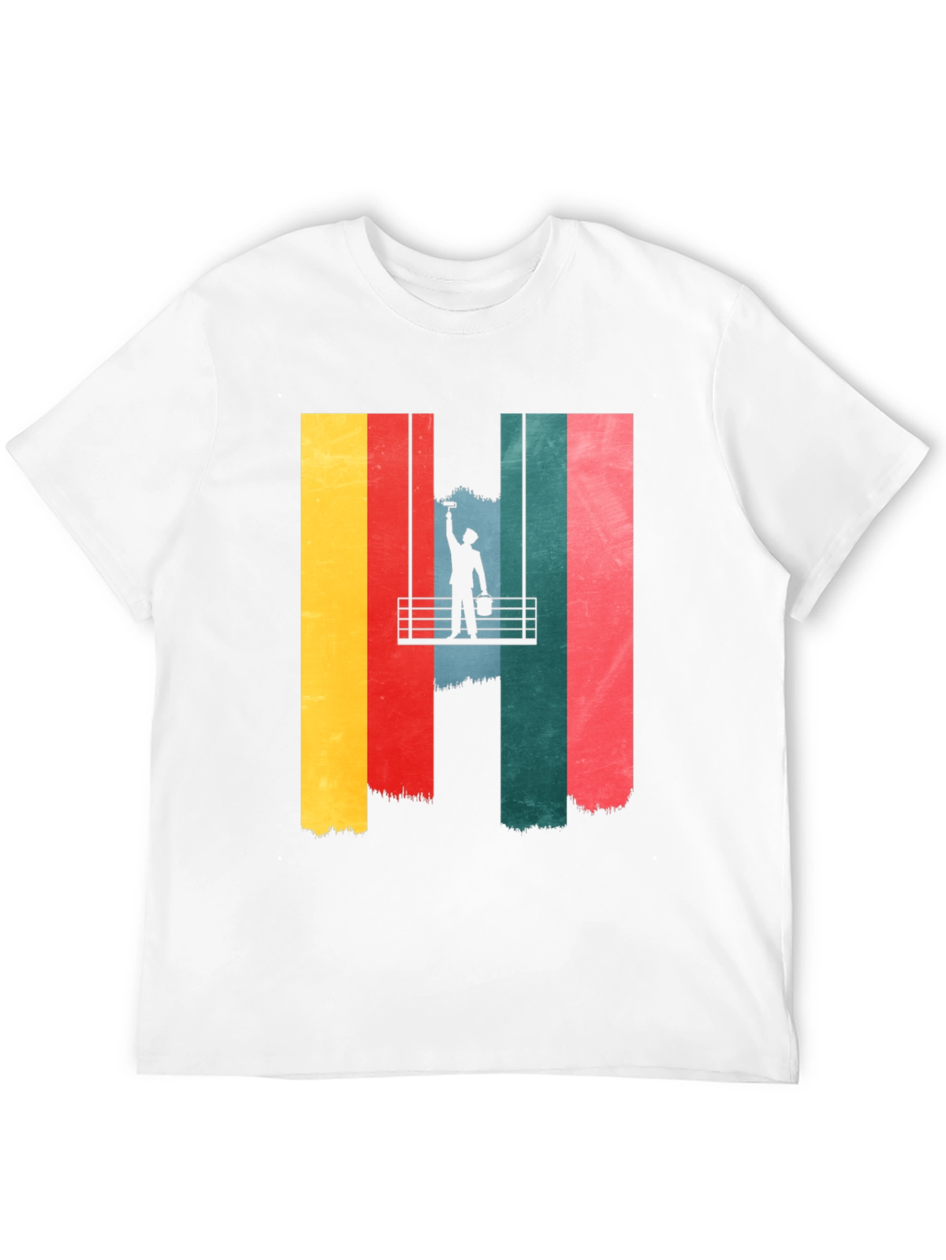 Retro Painter T-Shirt - Artistic Graphic Tee