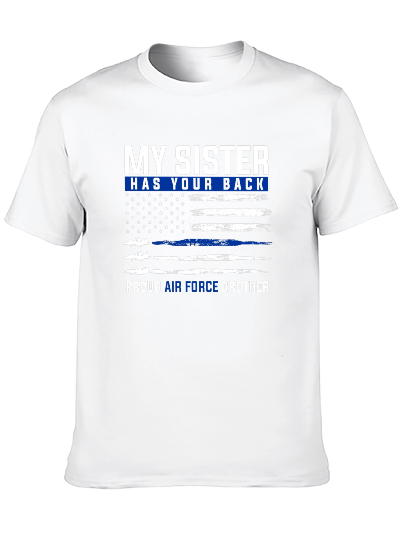 Air Force Brother Sister Back T-Shirt