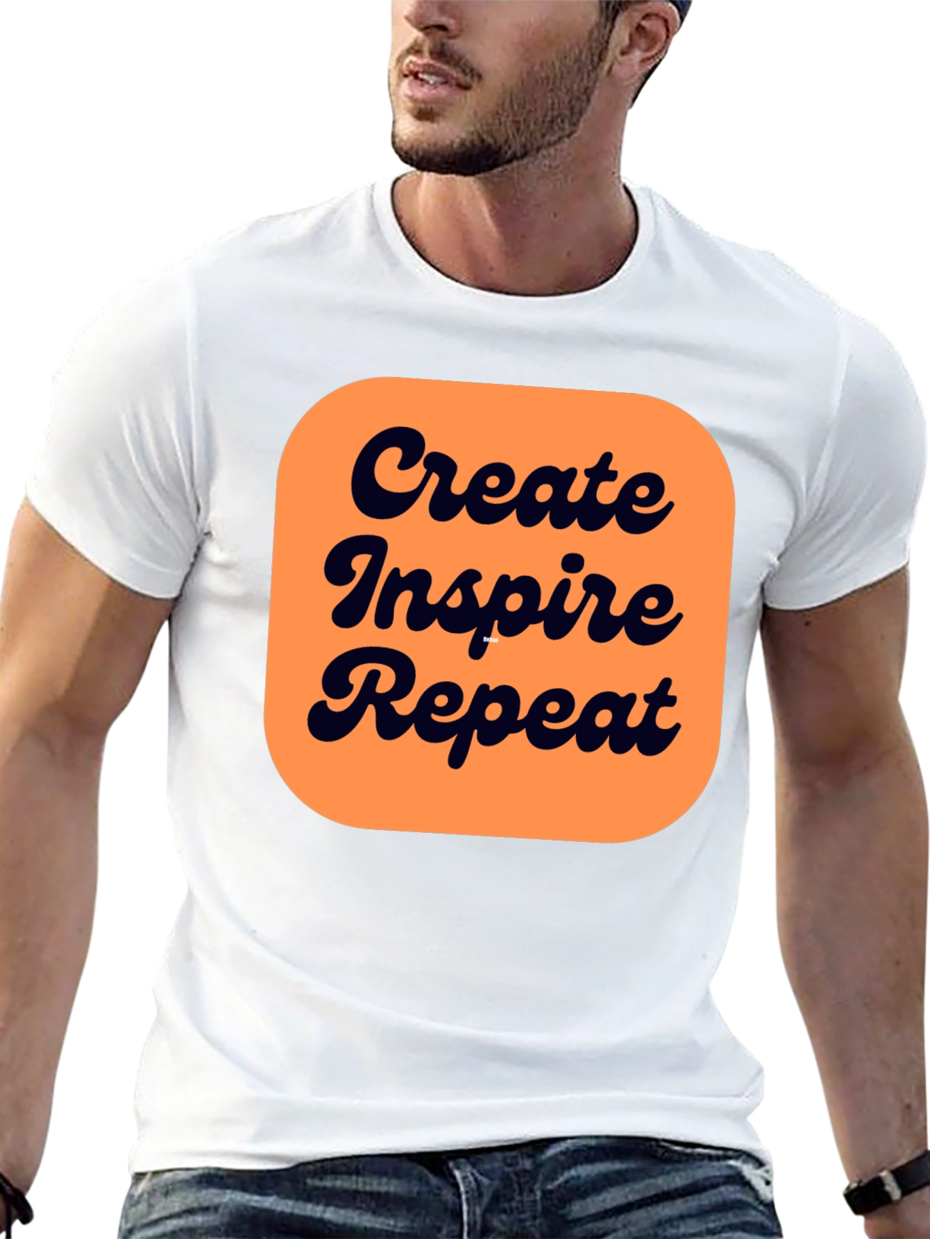 Create Inspire Repeat Graphic Tee