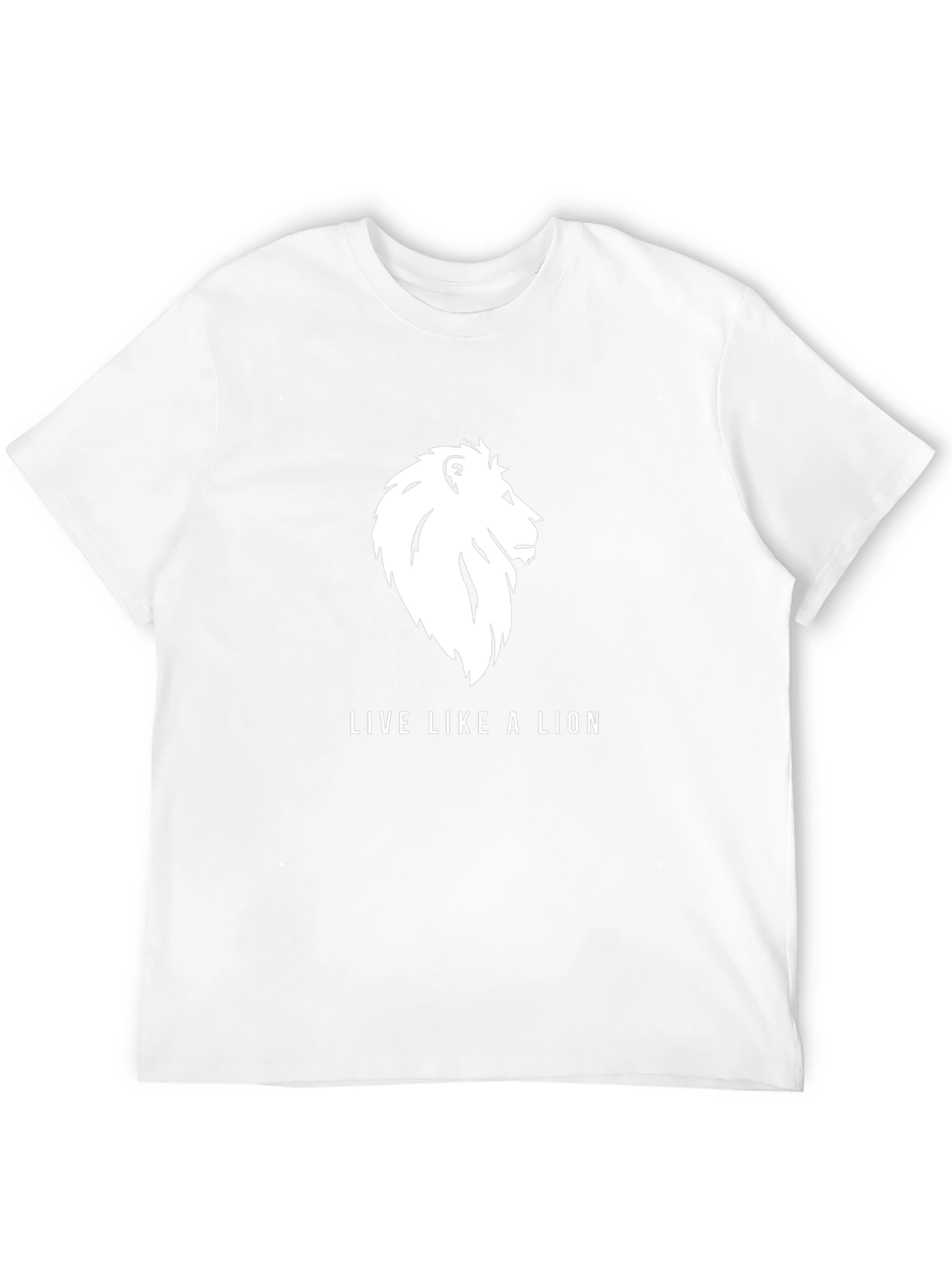 Live Like a Lion Black Graphic Tee