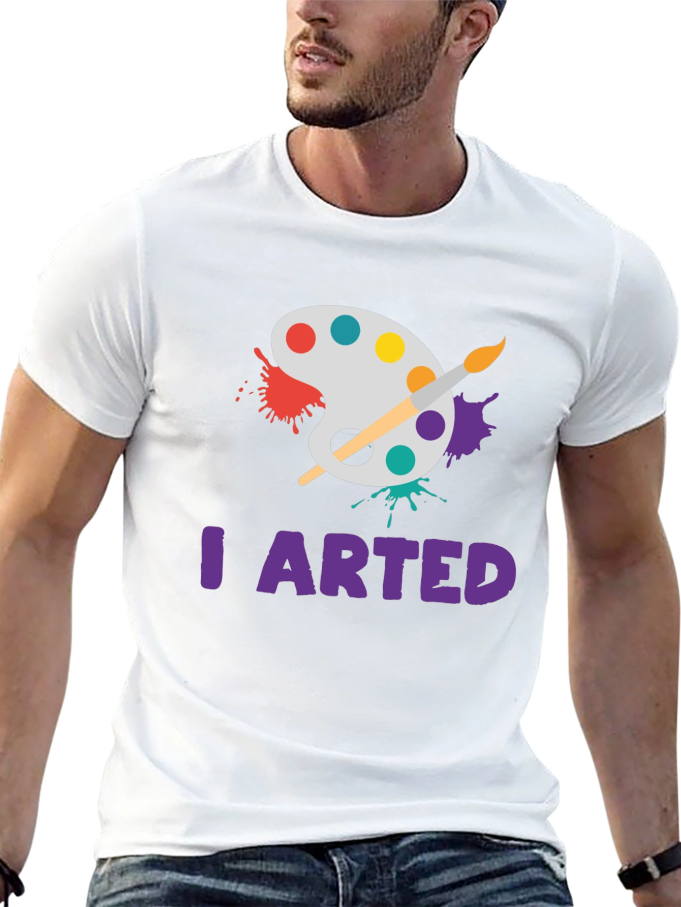 I Arted T-Shirt - Painters Palette Design