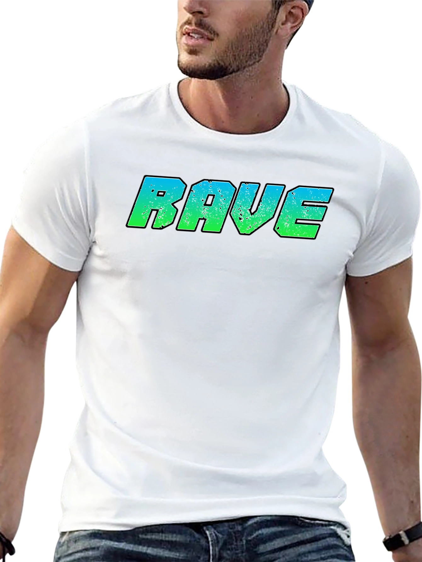 Rave Graphic T-Shirt - Retro EDM Design