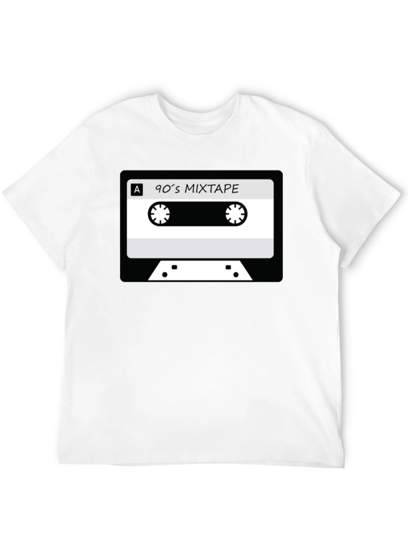 90s Mixtape Graphic Tee - Retro Cassette T-Shirt