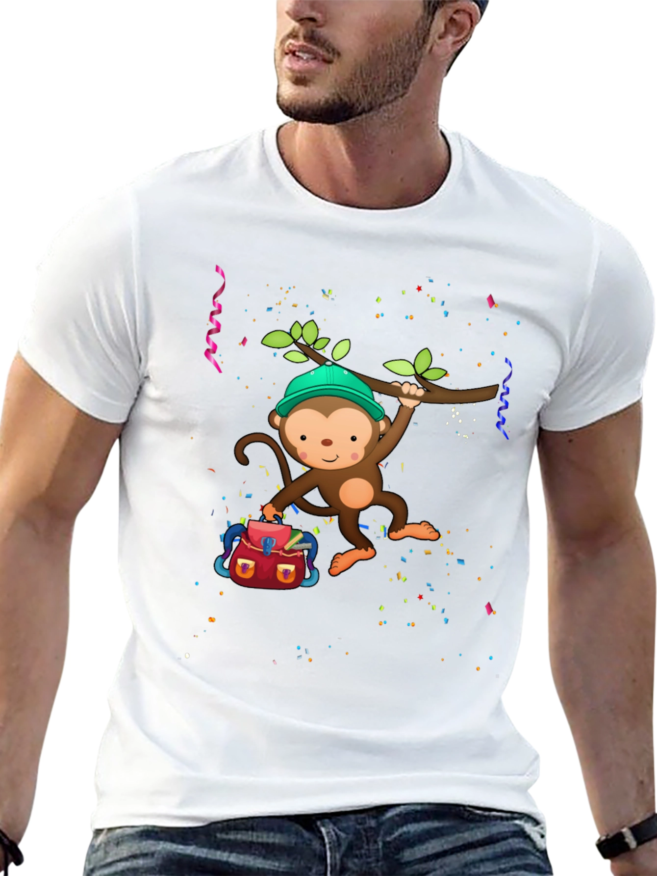 Monkeying Around in Style - Graphic Tee