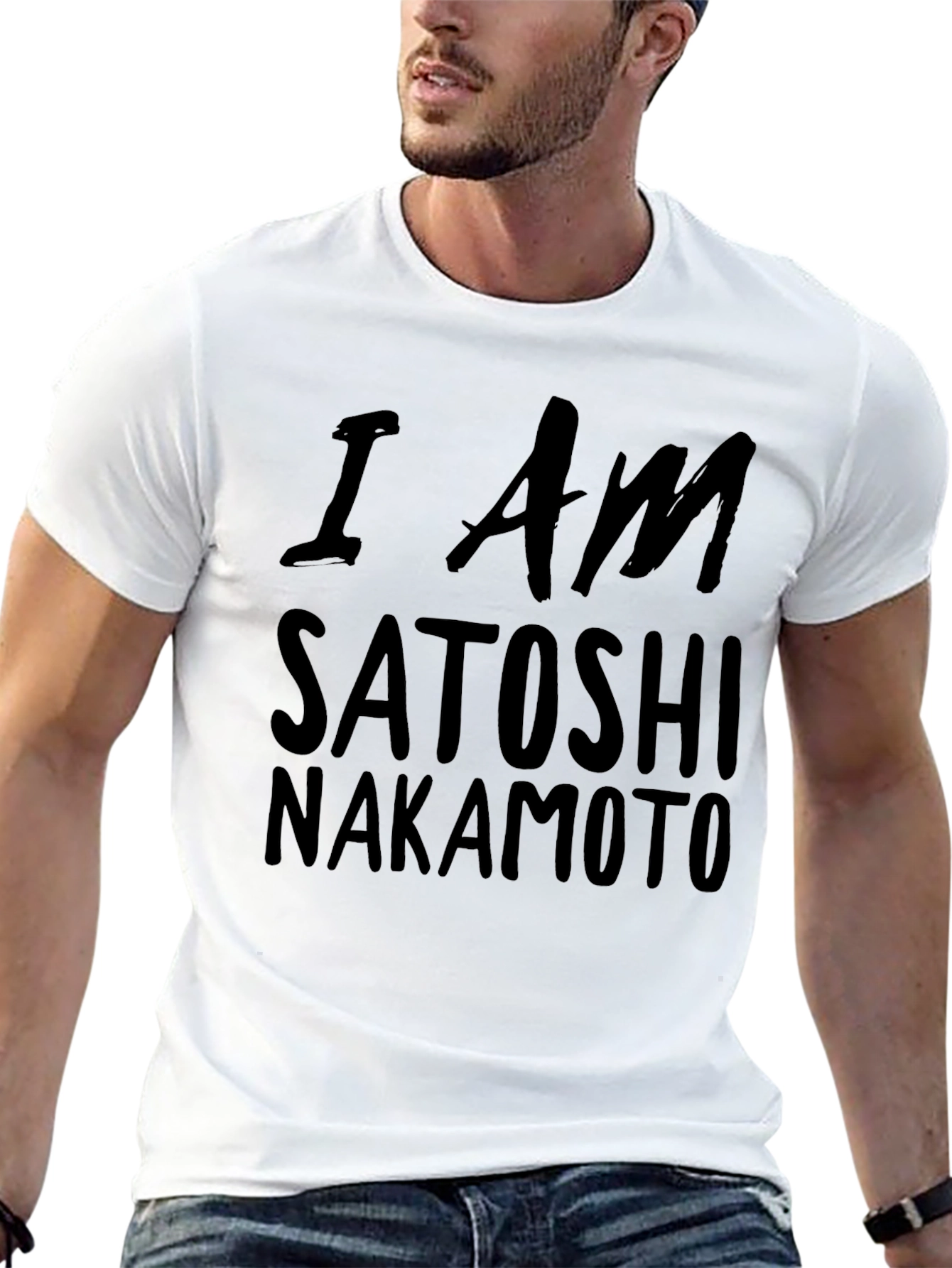 I Am Satoshi Nakamoto Black T-Shirt