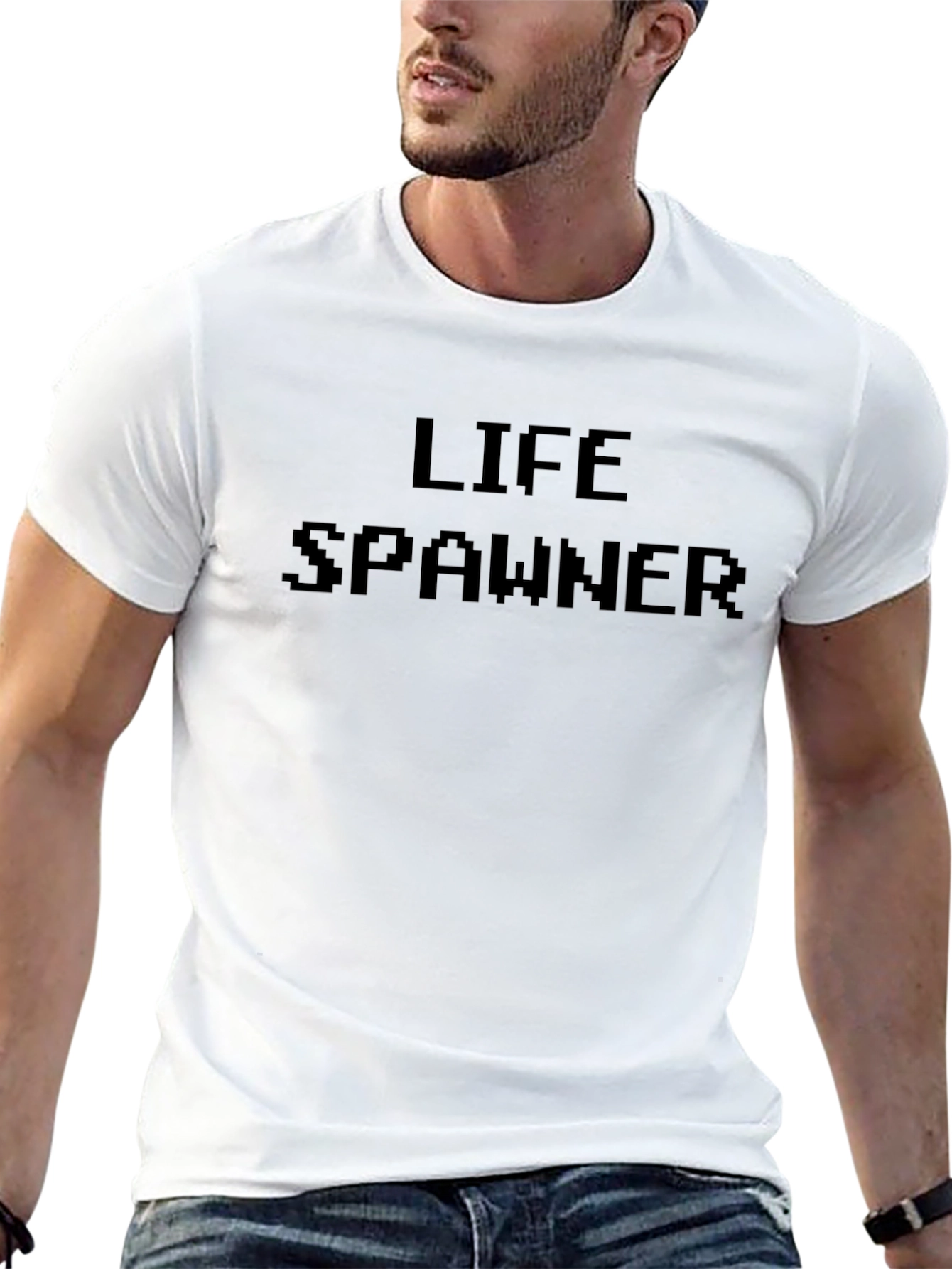 Life Spawner Graphic Tee - Gamer Style T-Shirt