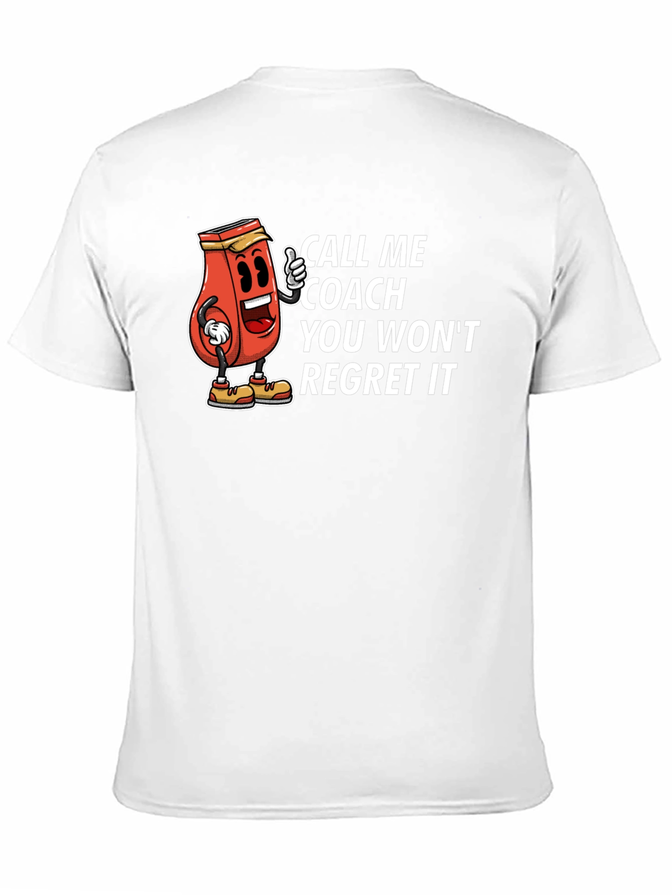 Call Me Coach T-Shirt - Humorous Cartoon Design
