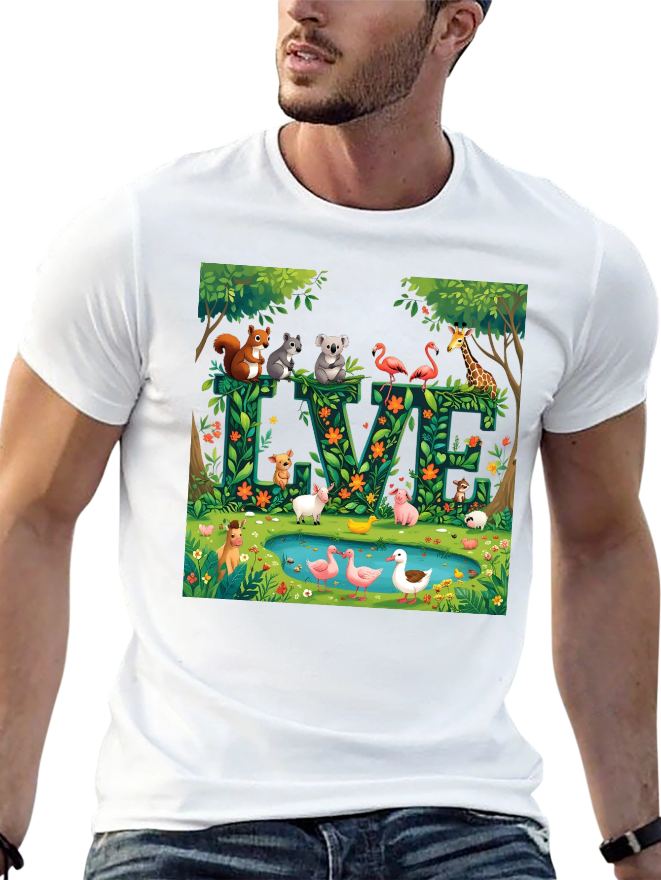 Nature-Themed Graphic Tee
