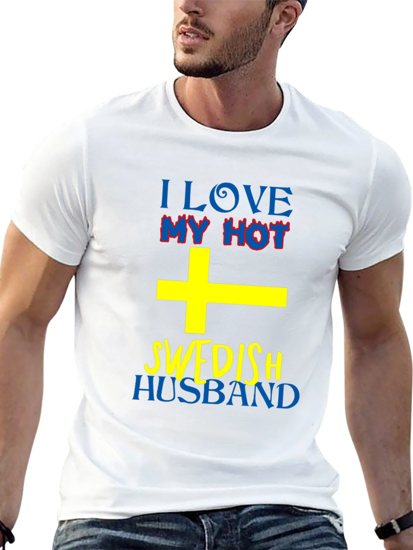 I Love My Hot Swedish Husband T-Shirt