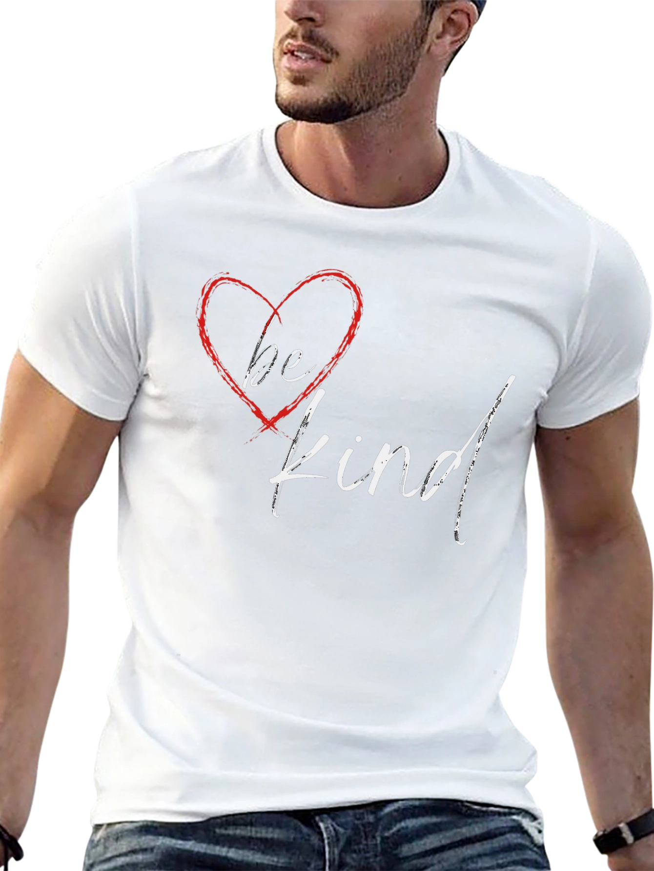 Be Kind T-Shirt - Heart Graphic Tee