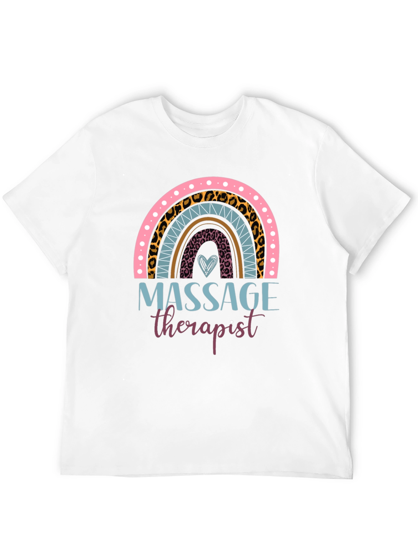 Massage Therapist Rainbow T-Shirt