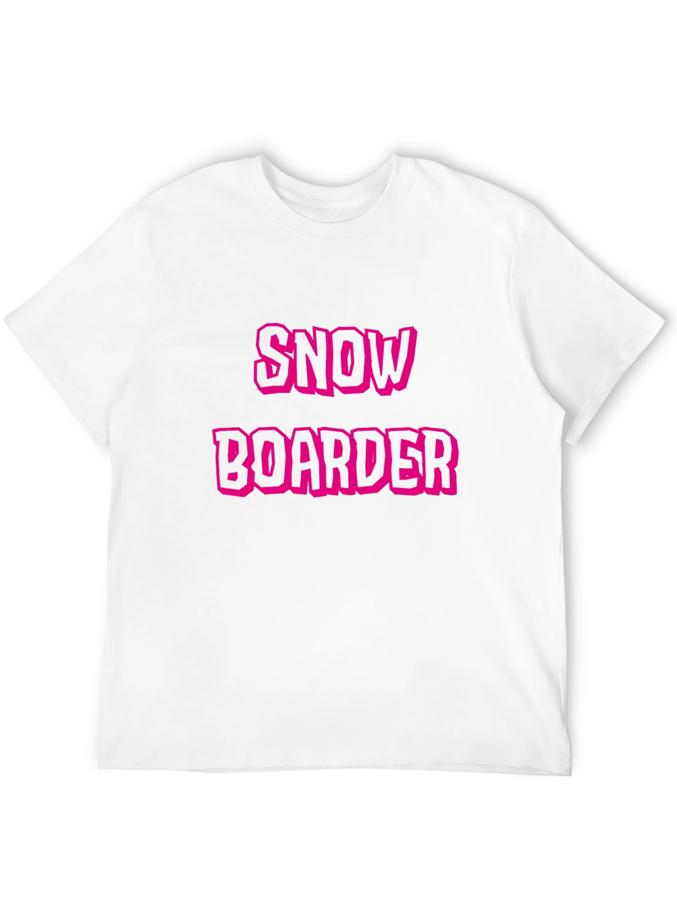 Snowboarder Graphic Tee - Black Cotton Blend