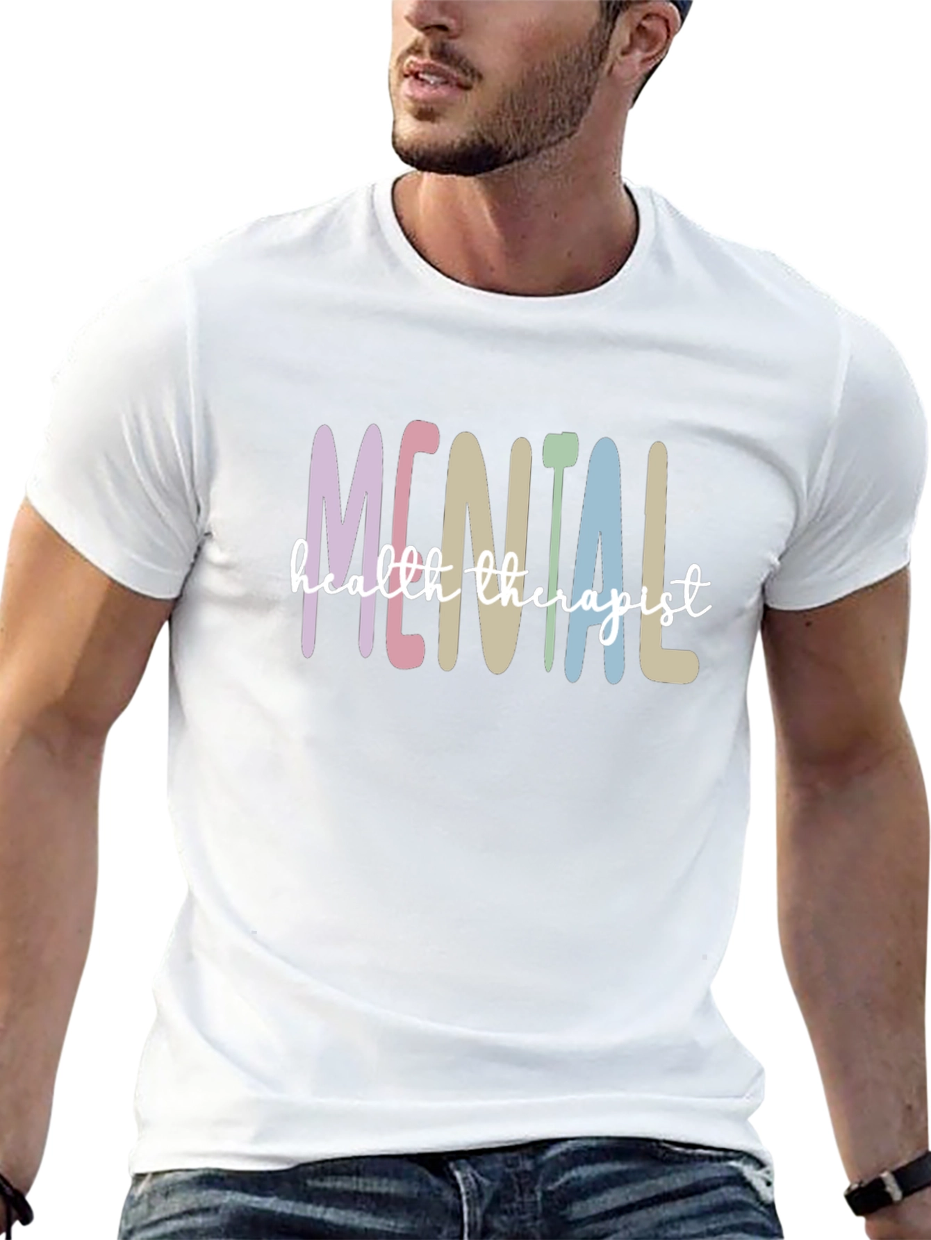Mental Health Therapist T-Shirt - Unisex Soft Cotton Tee