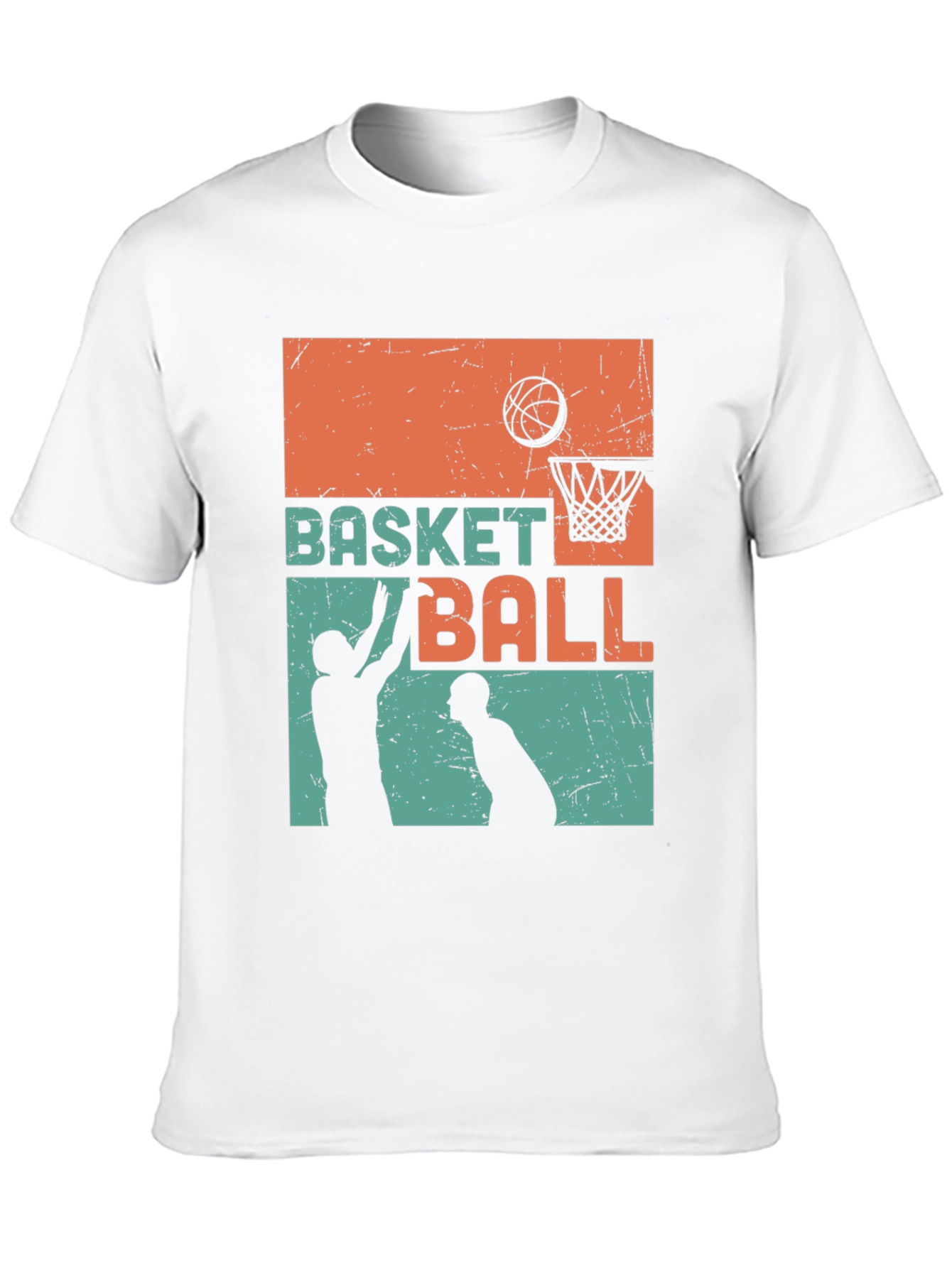 Retro Basketball Graphic Tee - Cool Sportswear