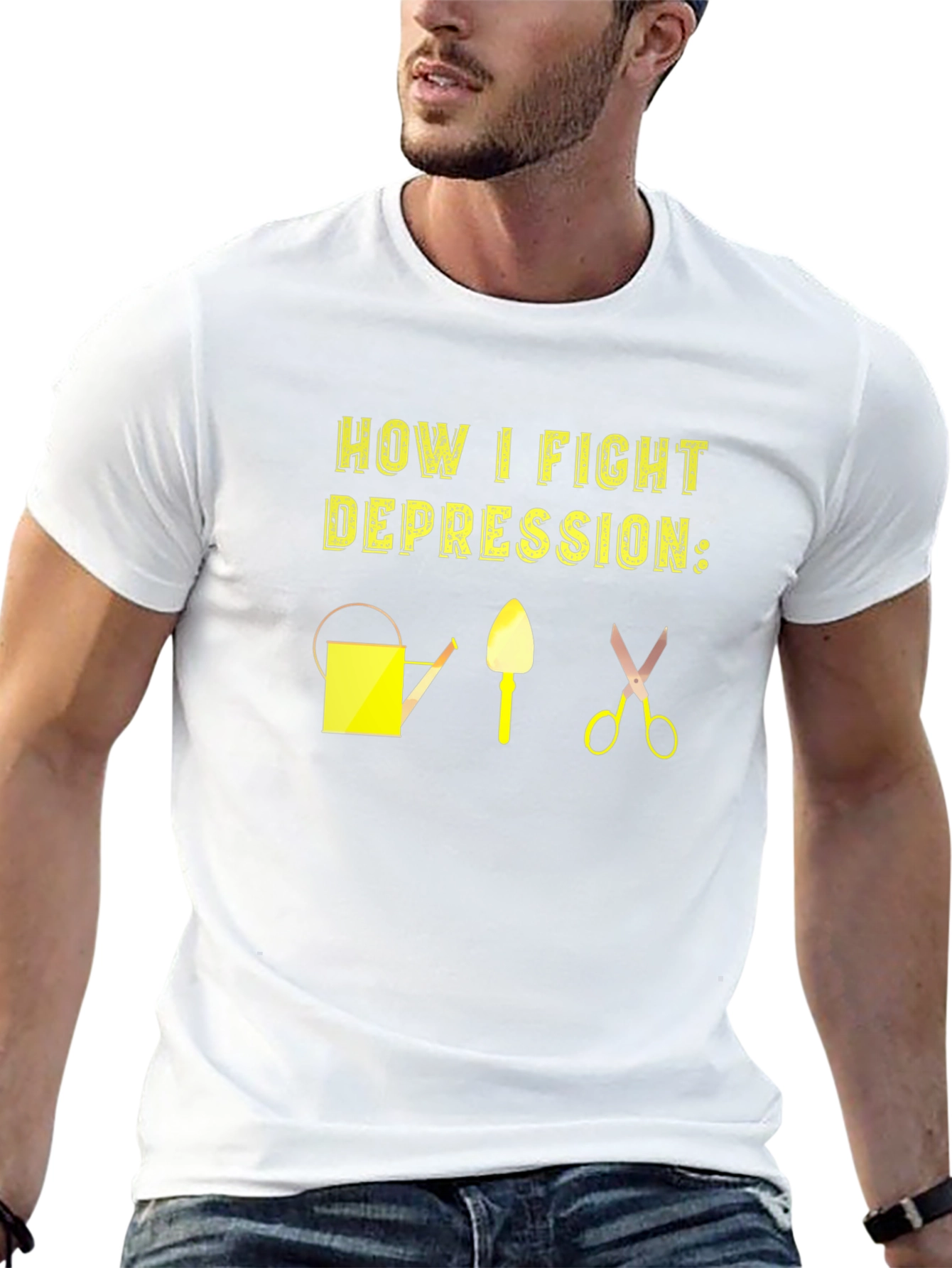 Gardening Therapy T-Shirt - Fight Depression