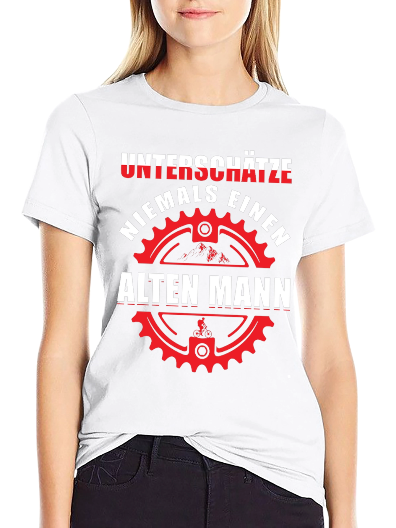 Unterschatze Niemals Alten Mann T-Shirt