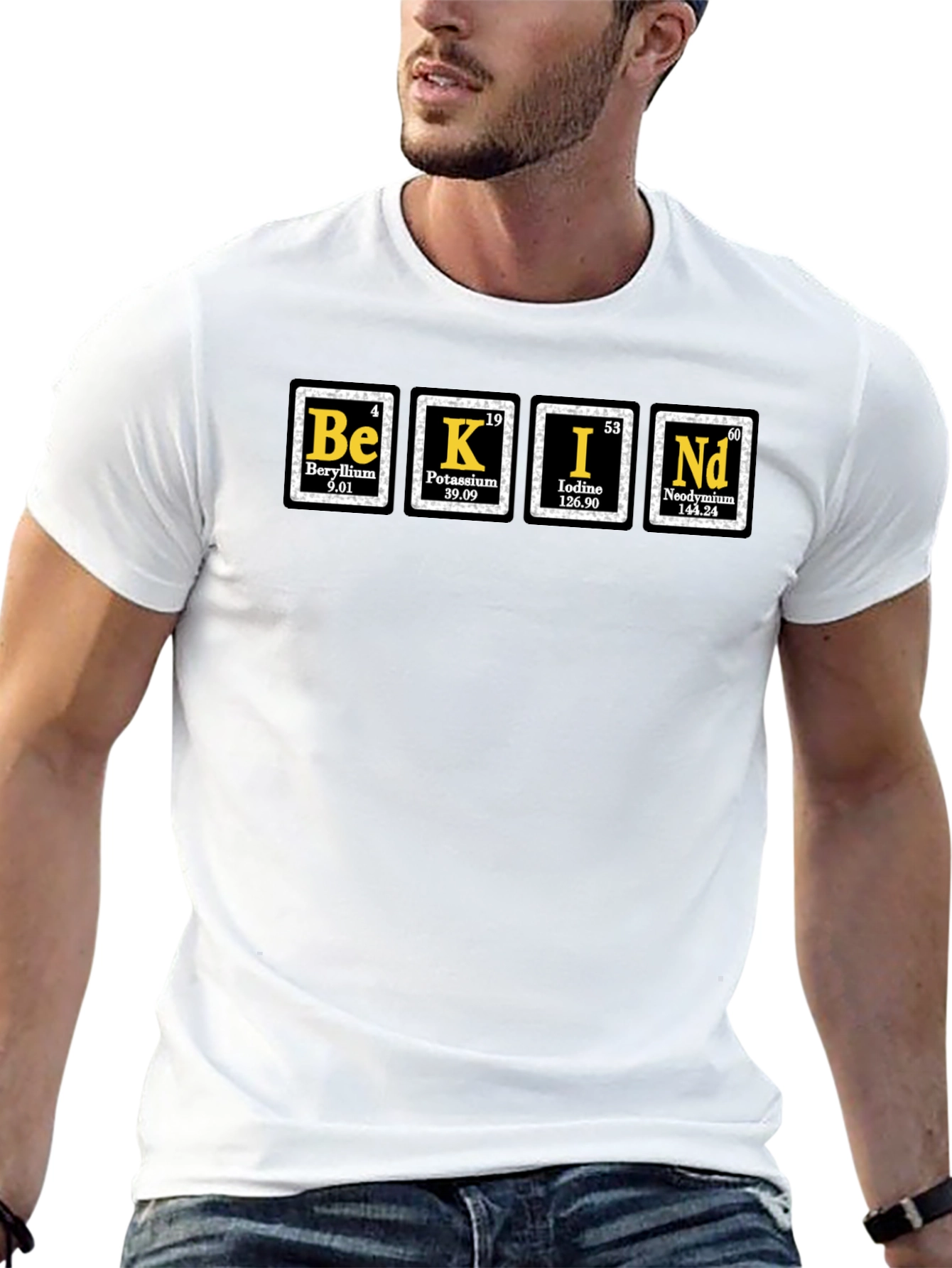 Be Kind Periodic Table Black T-Shirt