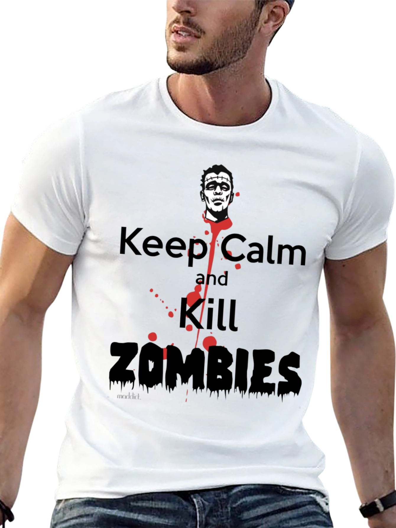 Keep Calm and Kill Zombies Graphic Tee