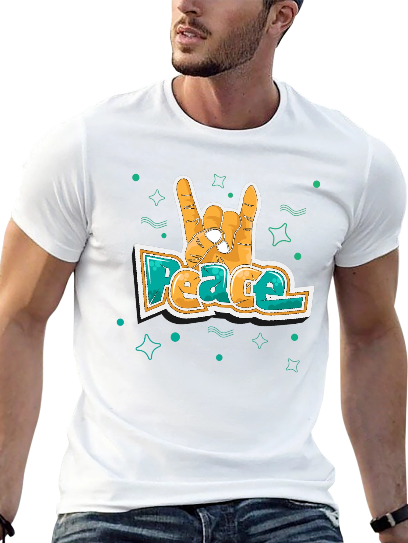 Peace Sign Hand T-Shirt