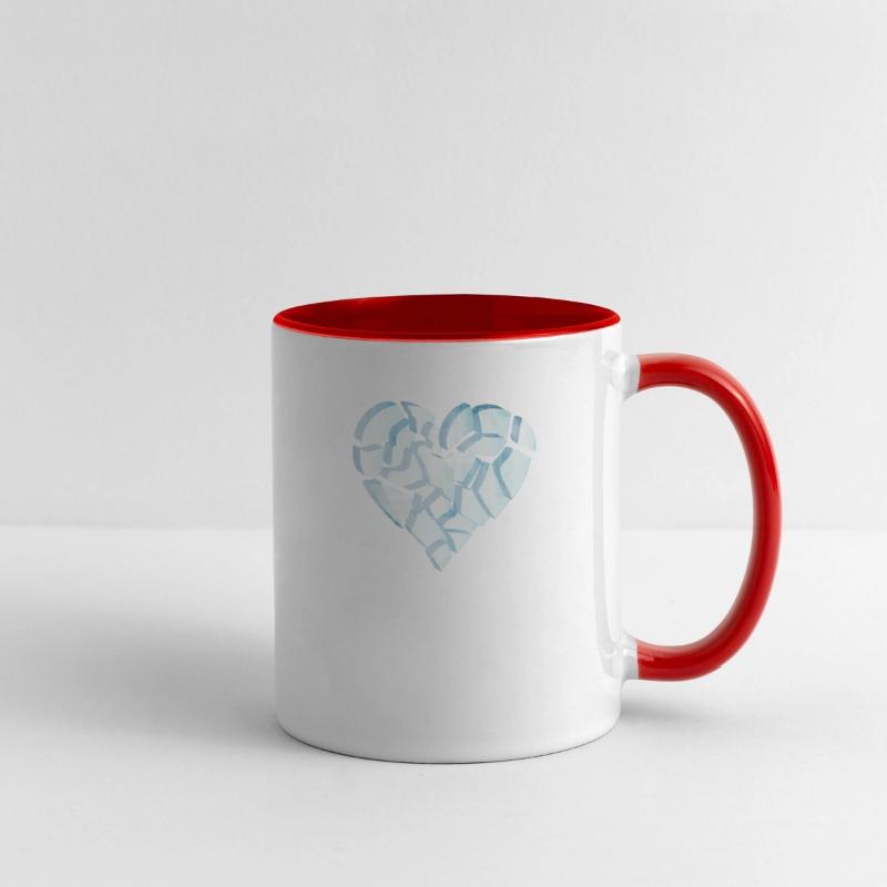 Broken Ice Heart - Broken Heart Shape