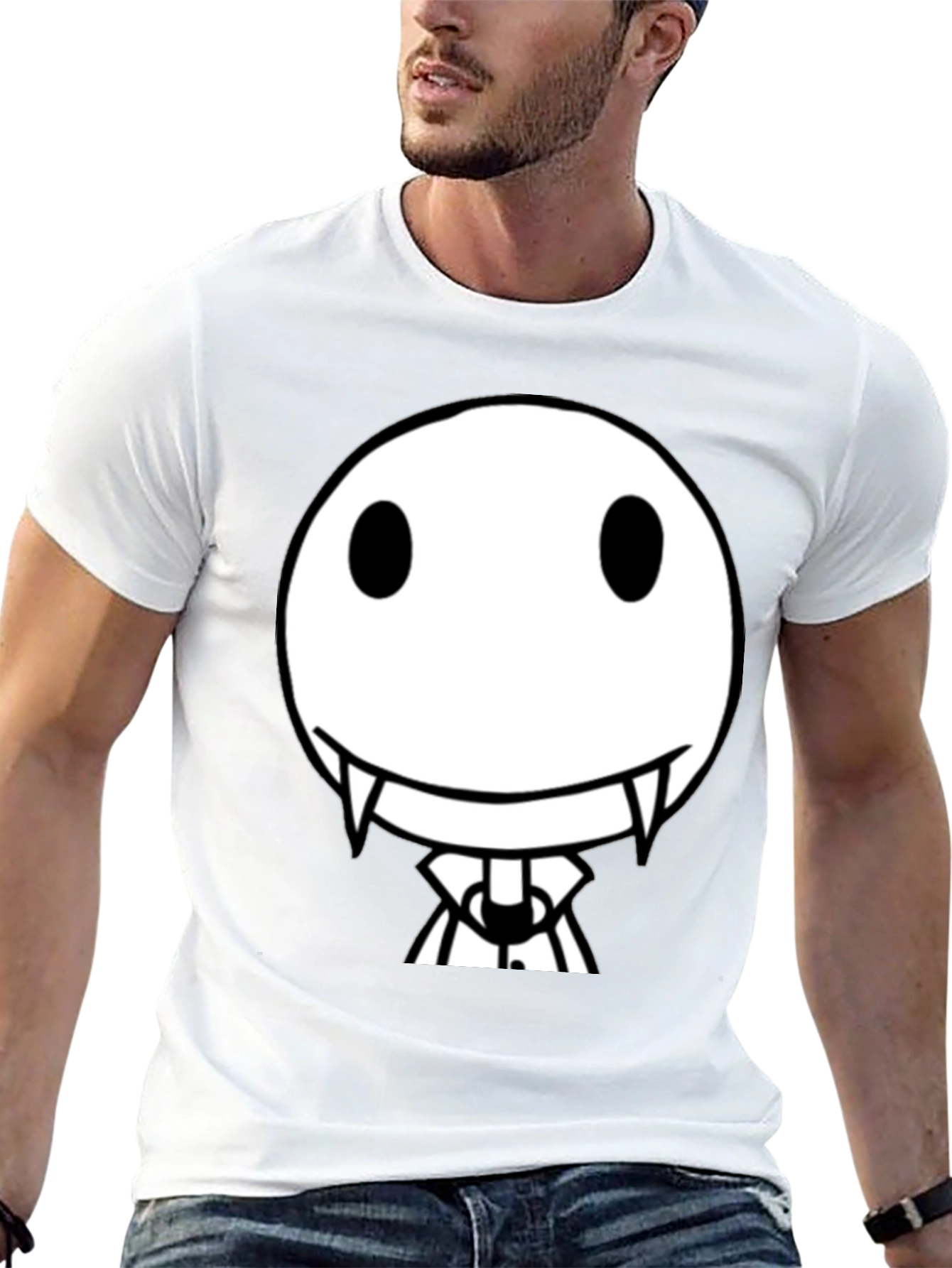 Spooky Smile Black T-Shirt