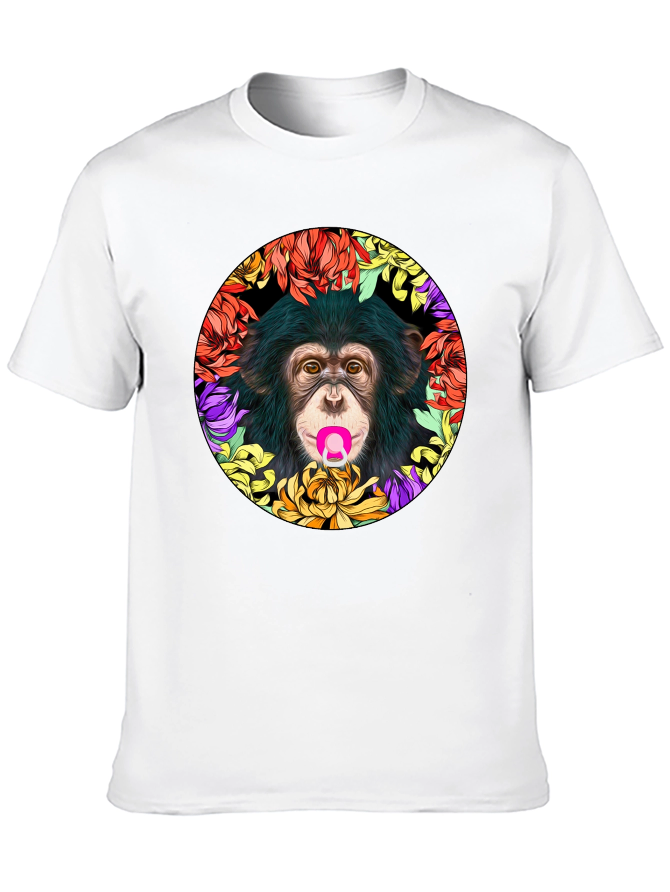 Monkey Flower T-Shirt - Funky Graphic Tee