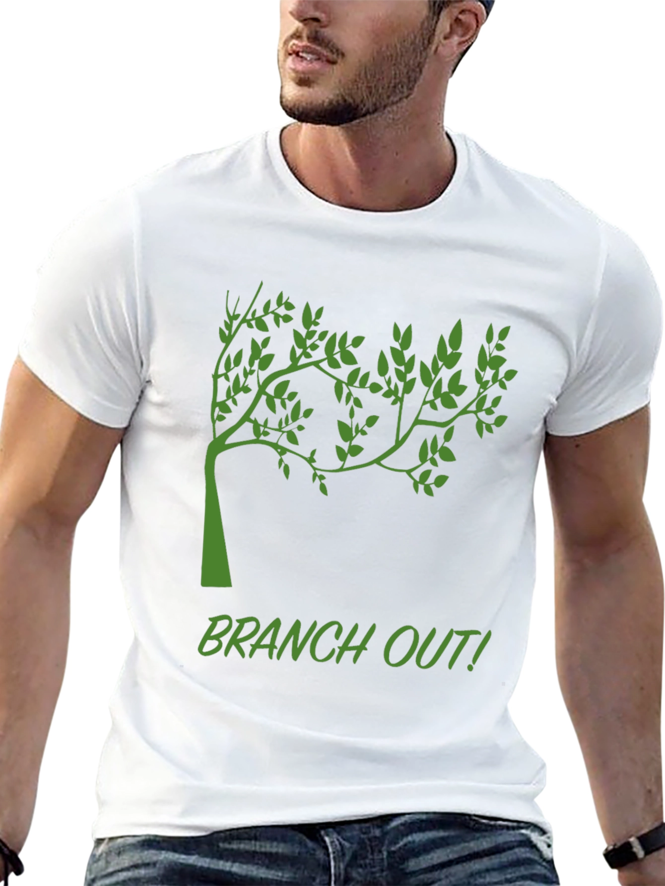 Branch Out Black T-Shirt - Nature Inspired Tee