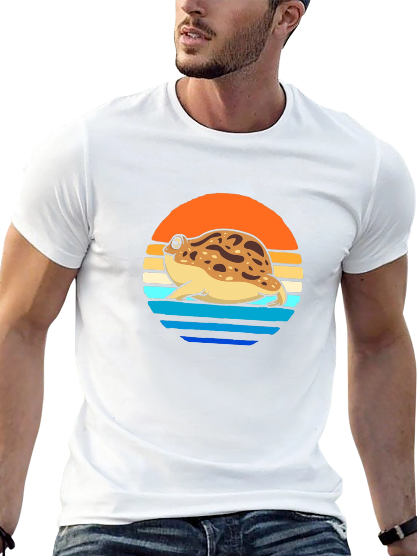 Tomato Frog Sunset T-Shirt