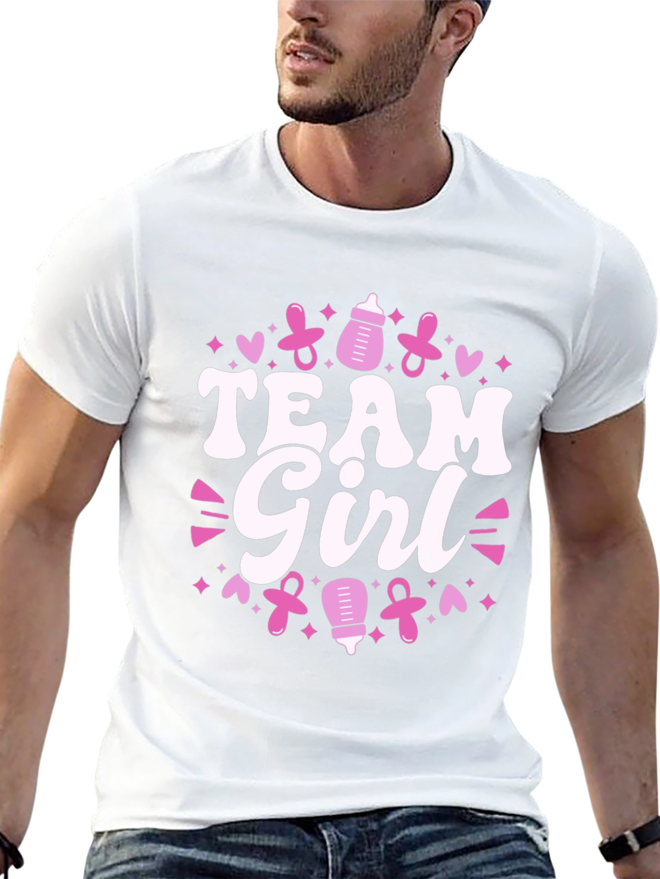 Team Girl Gender Reveal T-Shirt