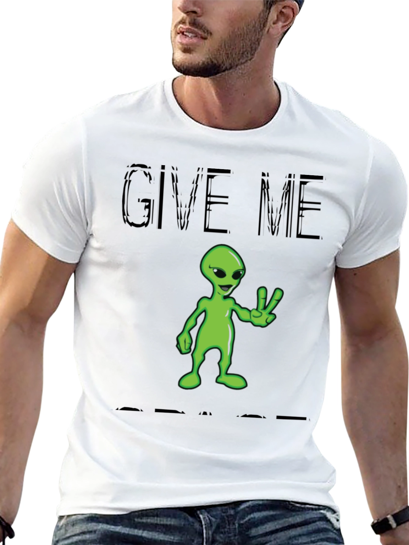 Give Me Space Alien Graphic Tee