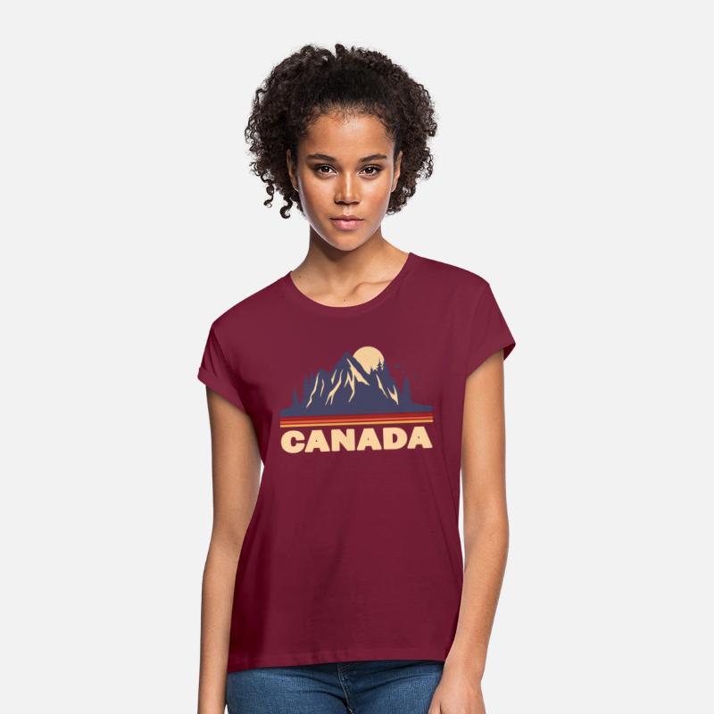 Canada mountains retro