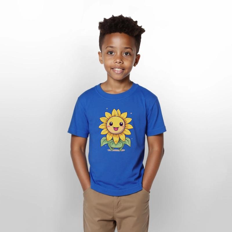 Cute Happy Smiling Sunflower