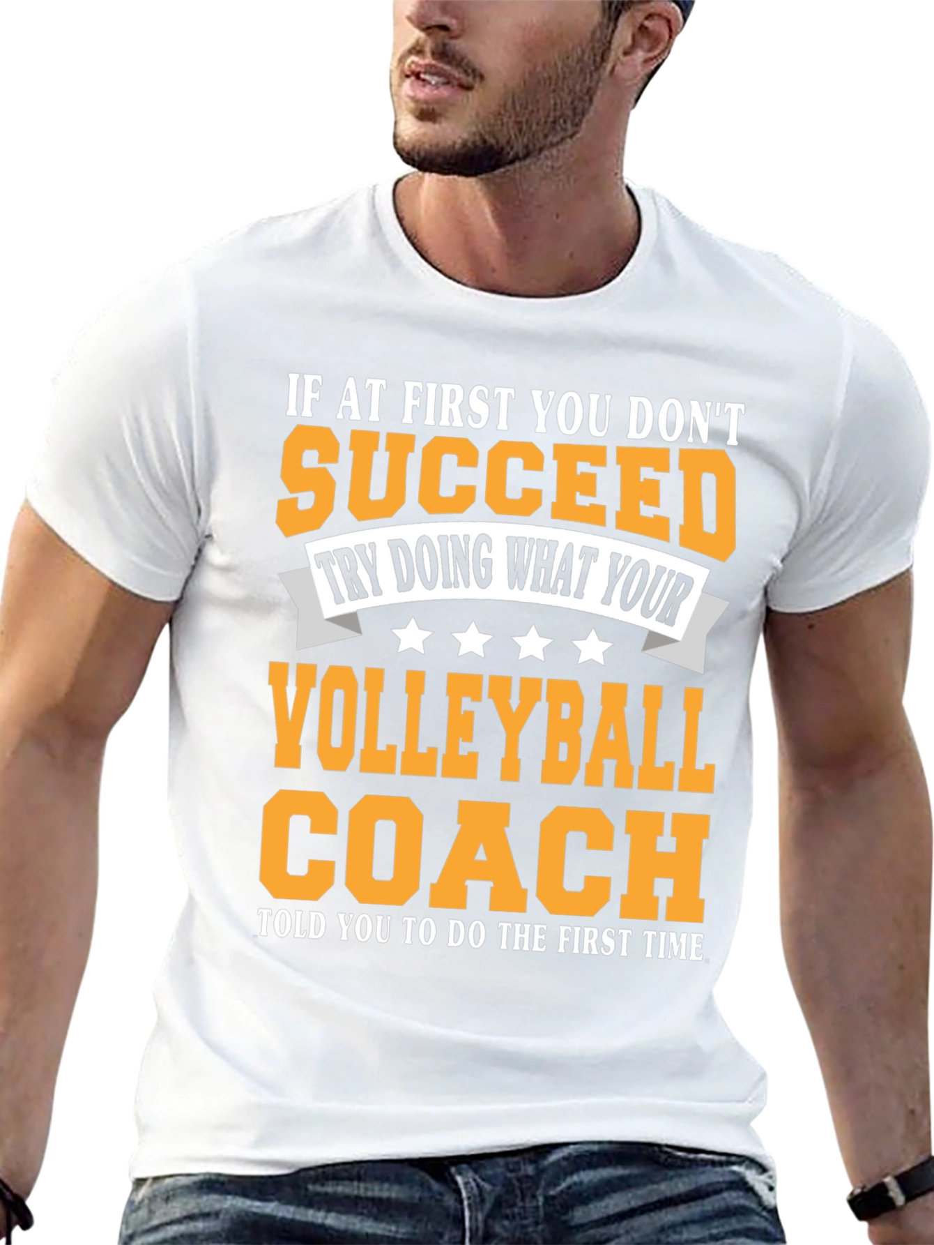 Volleyball Coach T-Shirt - Funny Sarcastic Tee