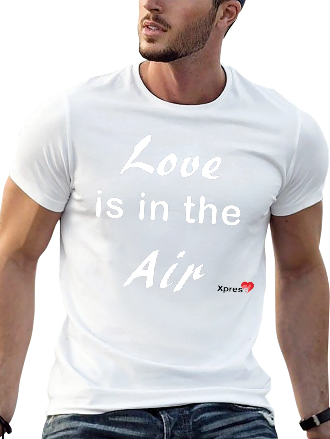 Love is in the Air Black Graphic Tee