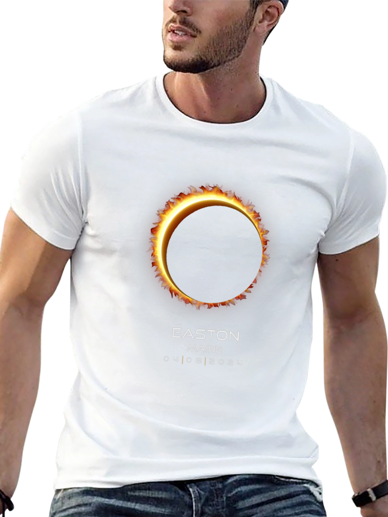 Easton Maine Eclipse T-Shirt April 8 2024