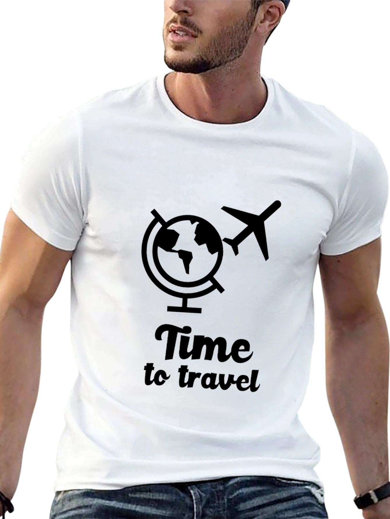 Time to Travel Graphic Tee - Adventure Awaits!