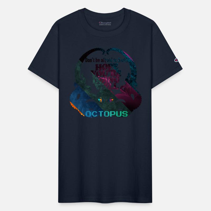 Drak Gray Modern Octopus Hoodie