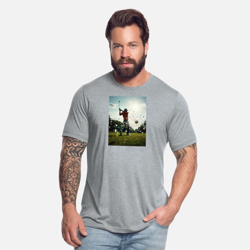 Dynamic Golf Swing Illustration