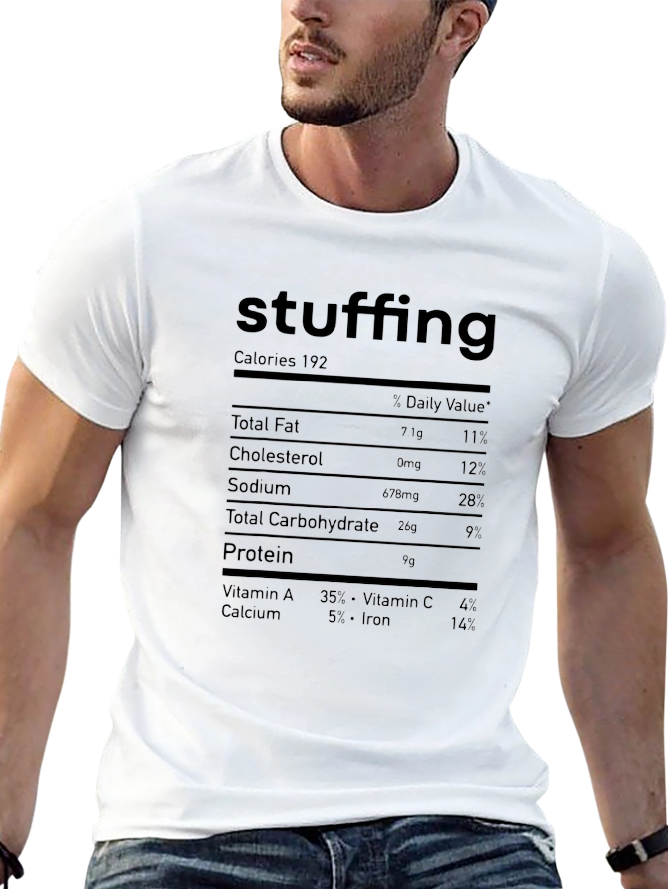 Stuffing Nutrition Facts T-Shirt