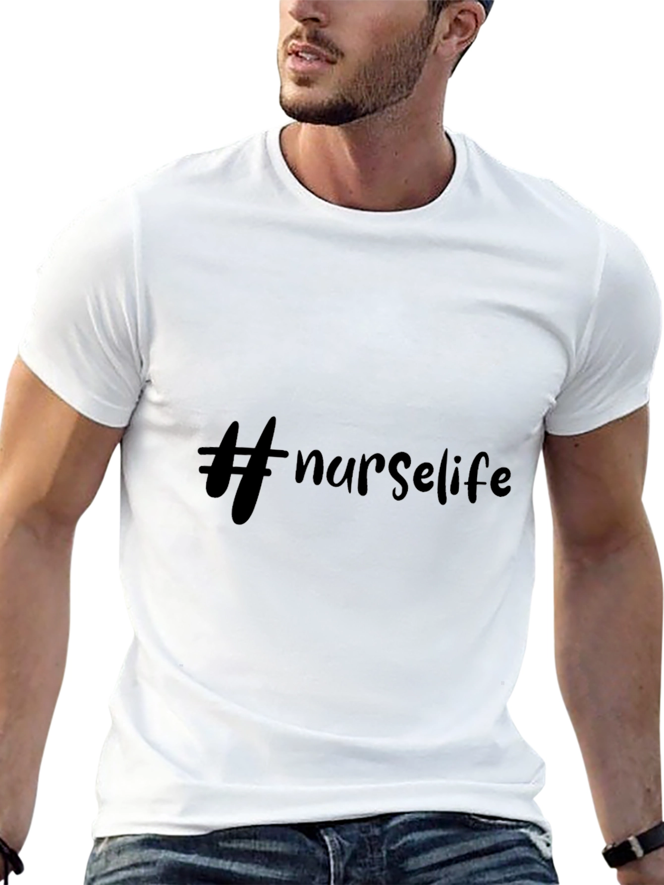 #Nurselife Graphic Tee - Comfortable & Stylish