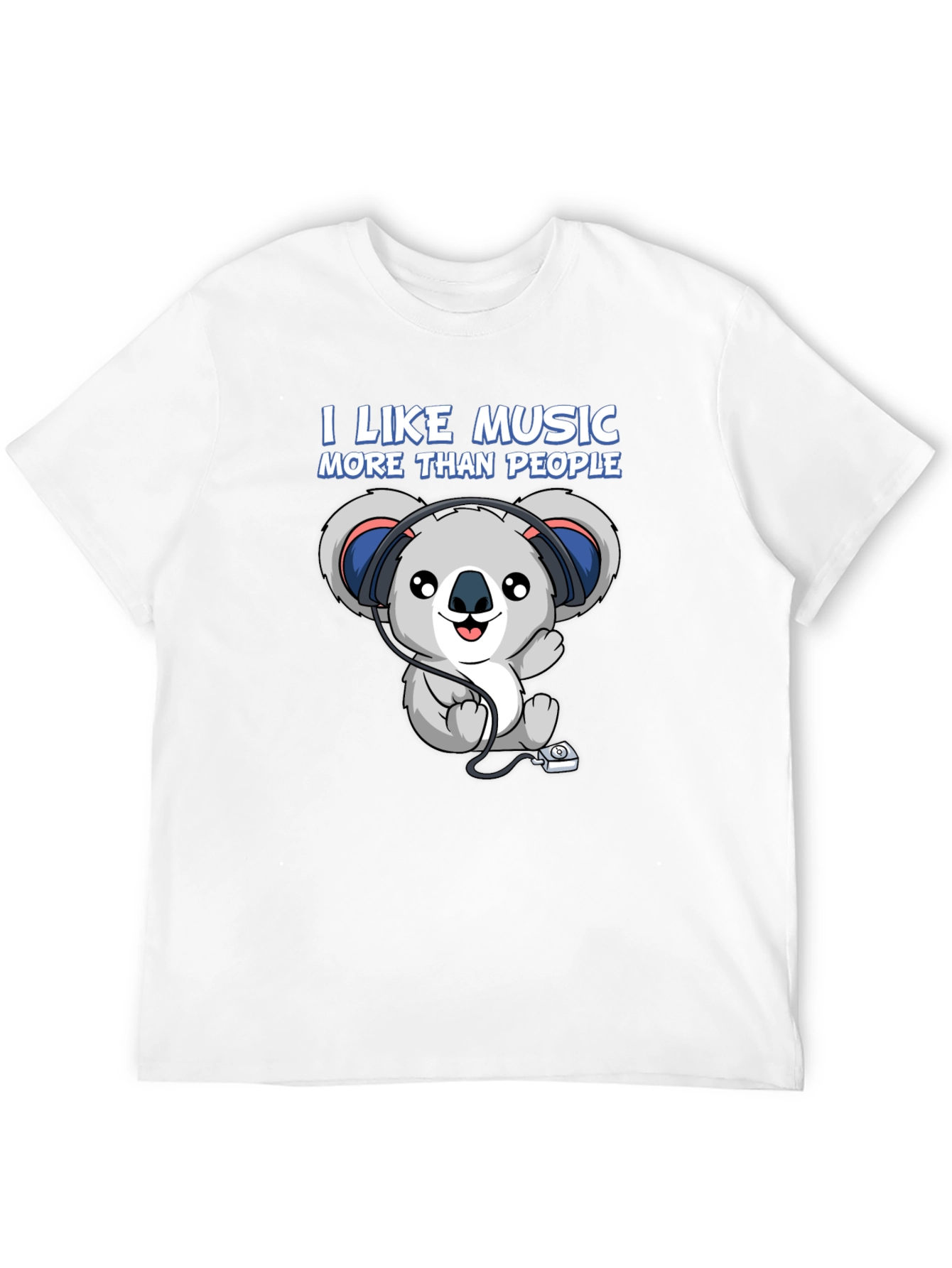 I Like Music More Than People Koala T-Shirt