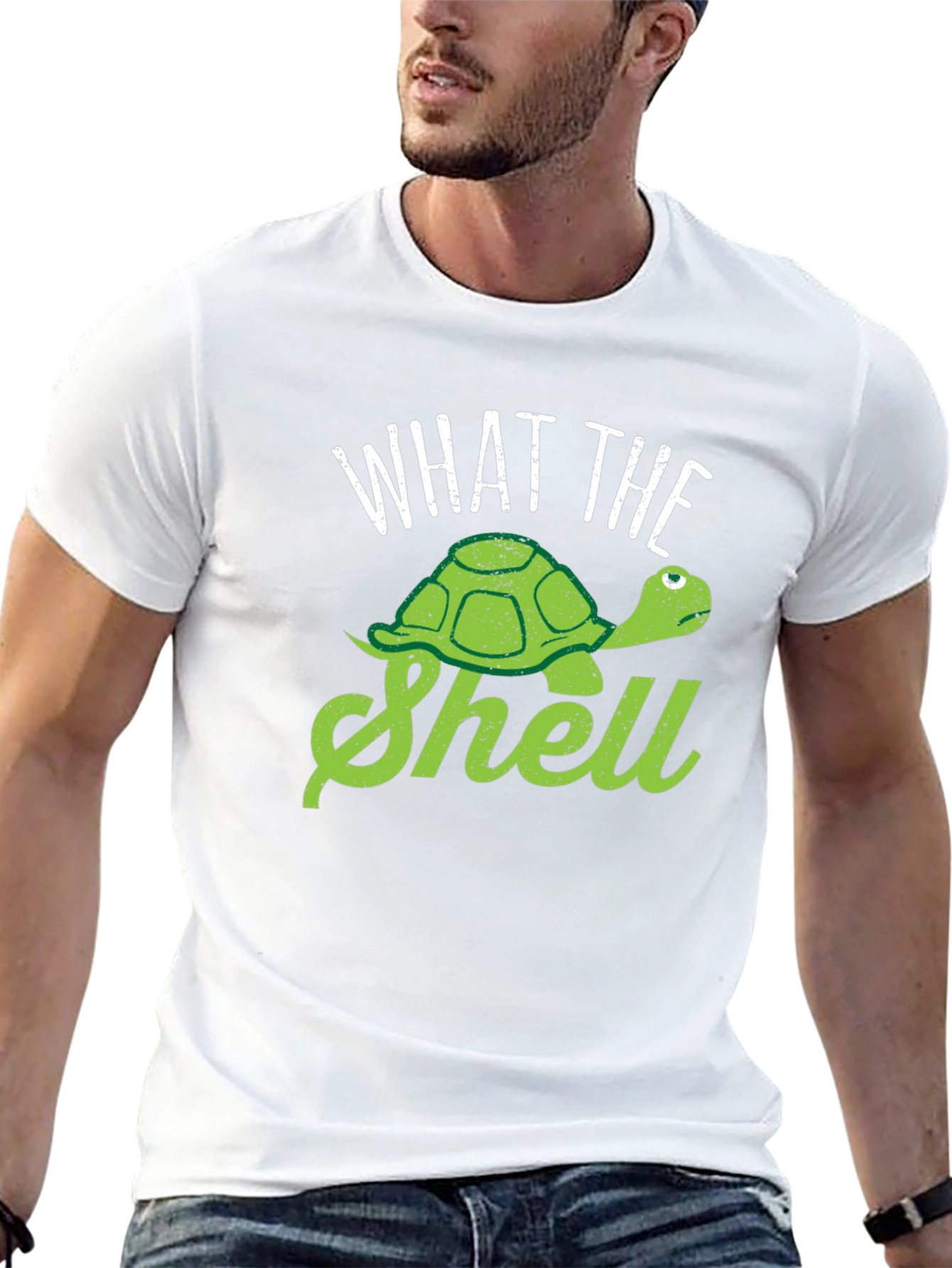 What the Shell Turtle Graphic Tee - Black T-Shirt