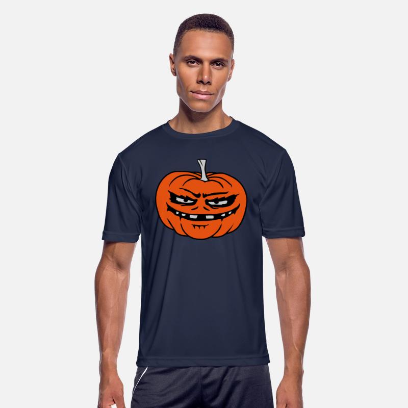 evil pumpkin cartoon halloween