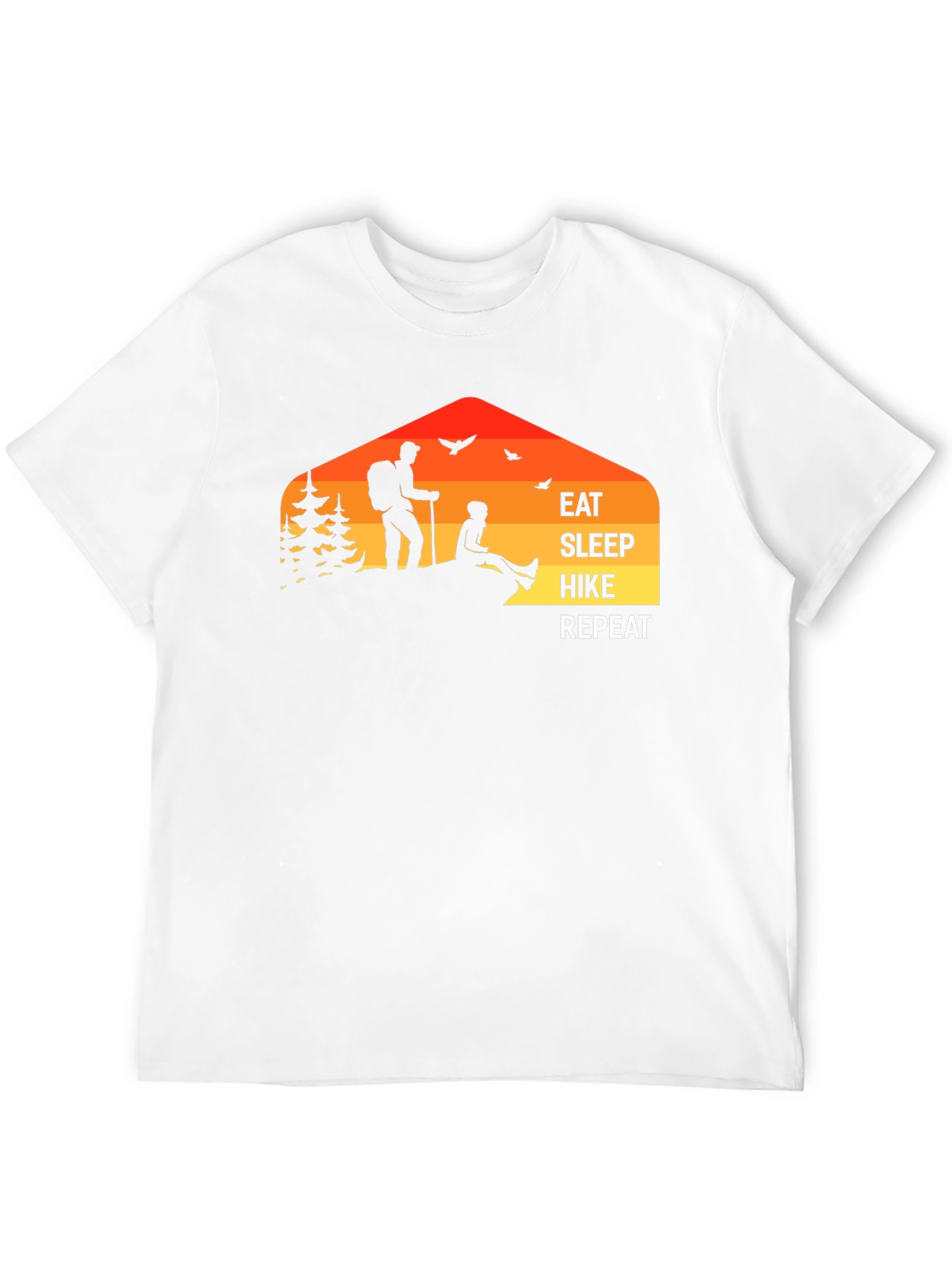 Eat Sleep Hike Repeat Graphic T-Shirt