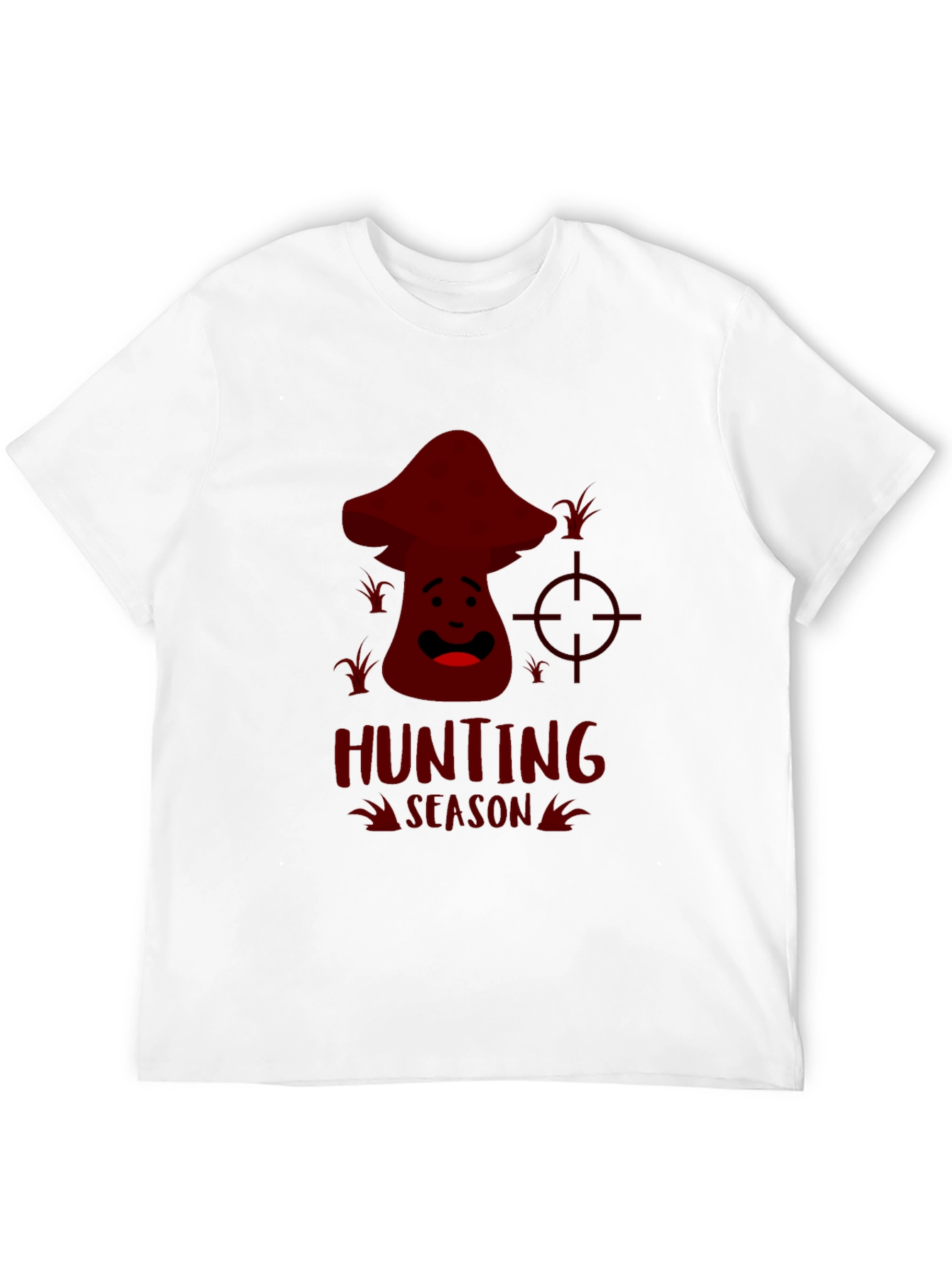 Mushroom Hunting Season Funny Graphic Tee