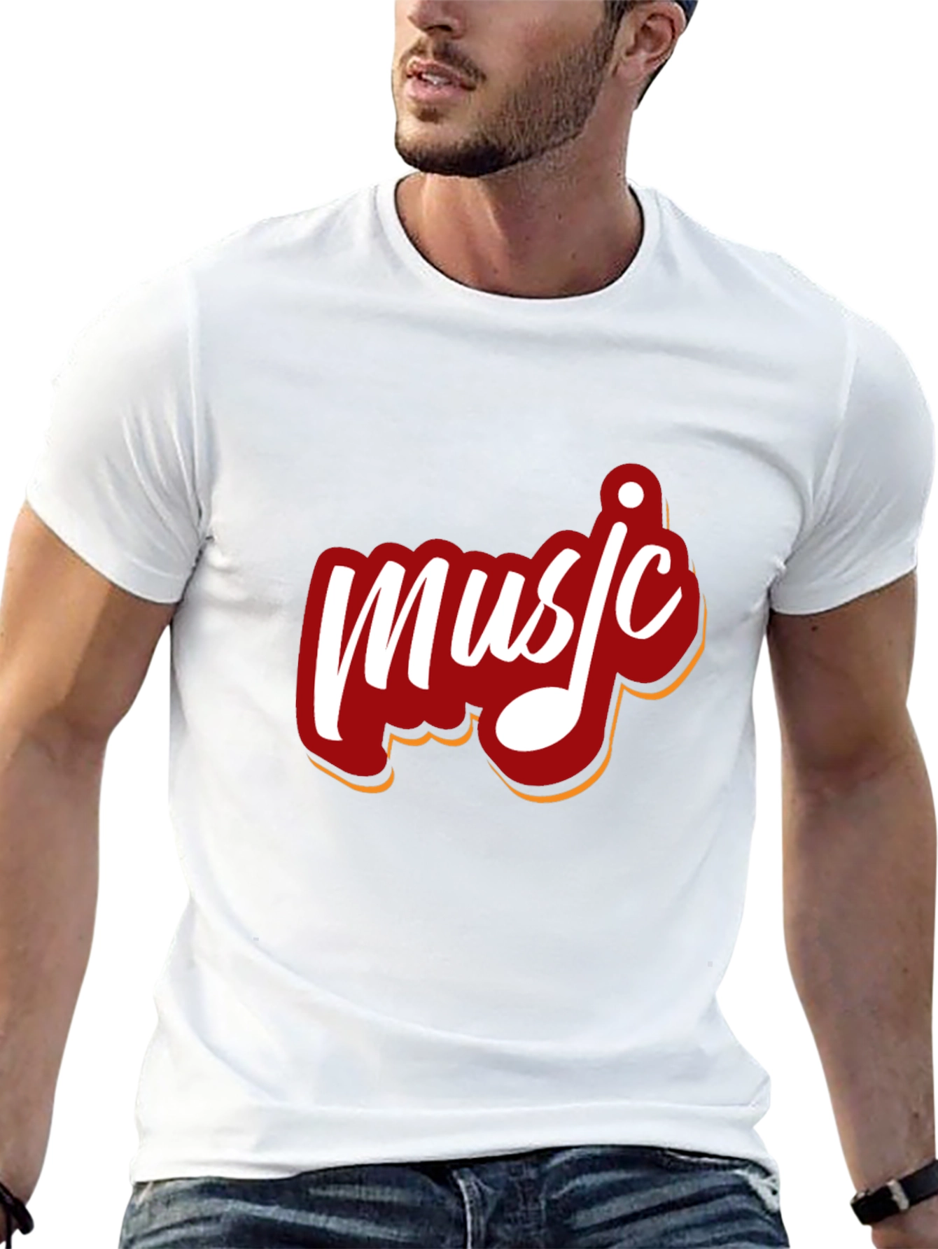 Music Graphic Black T-Shirt