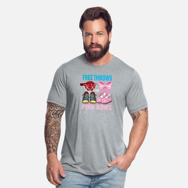 Free Throws Or Pink Bows Basketball Gender Reveal